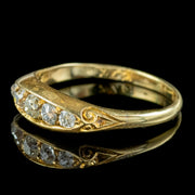 Antique Victorian Diamond Five Stone Ring 0.50ct Of Diamond