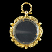 Antique Victorian Double Sided Locket 9ct Gold