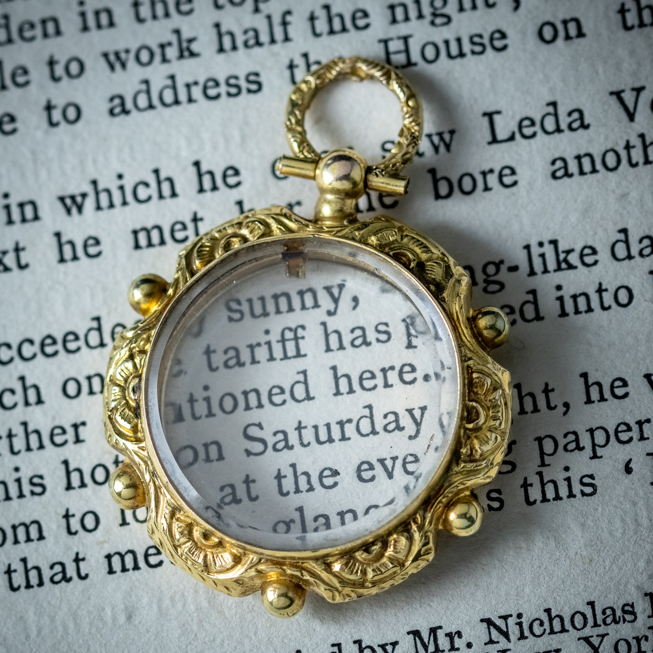Antique Victorian Double Sided Locket 9ct Gold – Laurelle Antique Jewellery