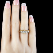 Antique Victorian Five Stone Diamond Ring 2.4ct Total