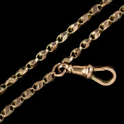 Antique Victorian Guard Chain 9ct Gold Circa 1880