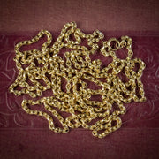 Antique Victorian Guard Chain 9ct Gold Circa 1900