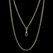 Antique Victorian Guard Chain Necklace 9ct Gold