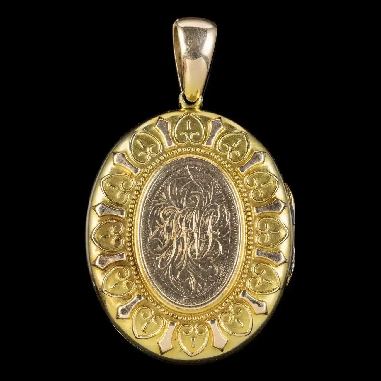 Antique Victorian Locket 15ct Gold Circa 1890 – Laurelle Antique Jewellery