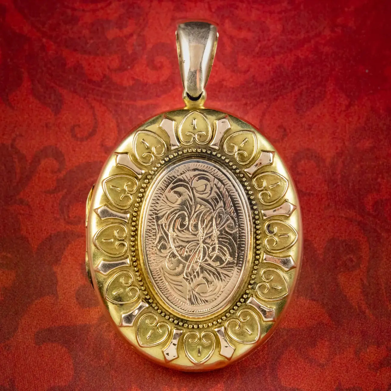 Antique Victorian Locket 15ct Gold Circa 1890 – Laurelle Antique Jewellery