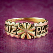 Antique Victorian Mizpah Ring 18ct Gold 