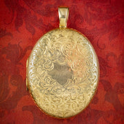 Antique Victorian Mourning Locket 15ct Gold Circa 1880