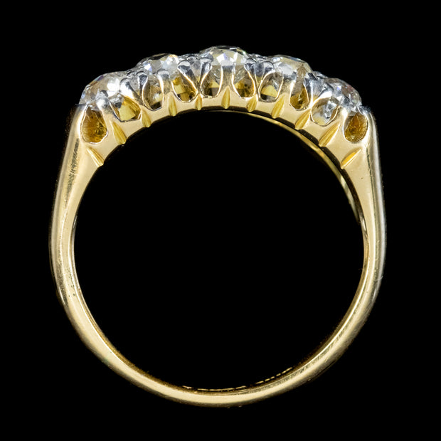 Antique Victorian Old Cut Diamond Cluster Ring 2.10ct Diamond Circa 1900