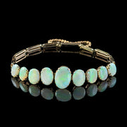 Antique Victorian Opal Bracelet 18ct Total 9ct Gold