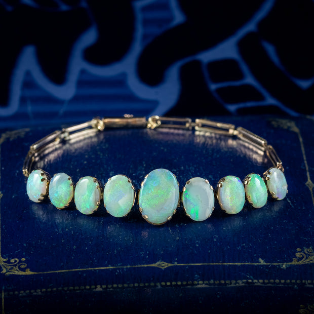 9ct gold sale opal bracelet