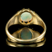 Antique Victorian Opal Solitaire Ring 1.70ct Opal Circa 1900