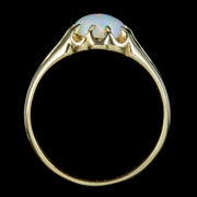 Antique Victorian Opal Solitaire Ring 1.70ct Opal Circa 1900