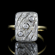 Antique Art Deco Diamond Ring 18Ct Gold Ring Circa 1920