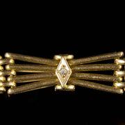 Antique Edwardian Bracelet Diamond 18Ct Gold Dated 1904
