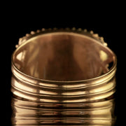 Antique Georgian 18Ct Gold Amethyst Sapphire Ring Circa 1800