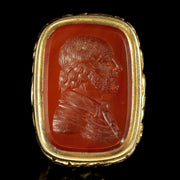 Antique Georgian Gold Shakespeare Seal Fob Circa 1780