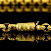 Antique Georgian Long Chain Original Chain And Clasp Circa 1780