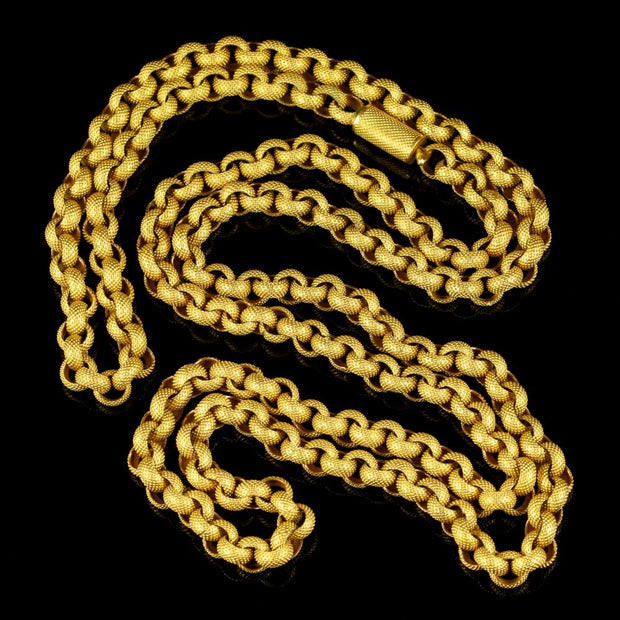 Antique Georgian Long Chain Original Chain And Clasp Circa 1780