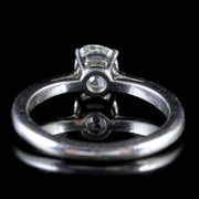 Antique Platinum 0.80Ct Old Cut Diamond Engagement Ring Circa 1920