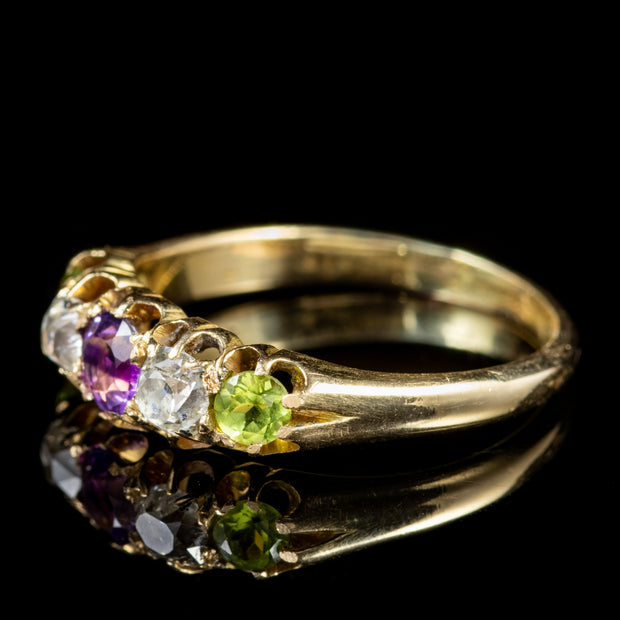 Antique Suffragette Ring 15Ct Gold Edwardian Circa 1910