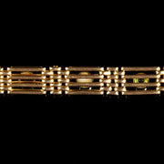 Antique Victorian 15Ct Gold Suffragette Bracelet Circa 1900