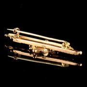 Antique Victorian 9Ct Gold Mizpah Brooch Circa 1880