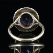 Antique Victorian Amethyst Ring Etruscan Revival