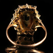 Antique Victorian Bohemian Garnet Ring Circa 1900