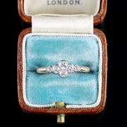 Antique Victorian Diamond Cluster Engagement Ring