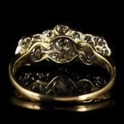 Antique Victorian Diamond Cluster Ring 18Ct Gold 1.50Ct Of Diamonds