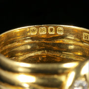 Antique Victorian Diamond Snake Gold Ring Dated London 1901