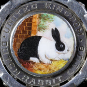 Antique Victorian Dutch Rabbit Brooch Silver Circa 1900