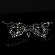 Antique Victorian French Jet Butterfly Brooch Circa 1890