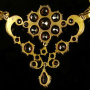 Antique Victorian Garnet Necklace Circa 1880