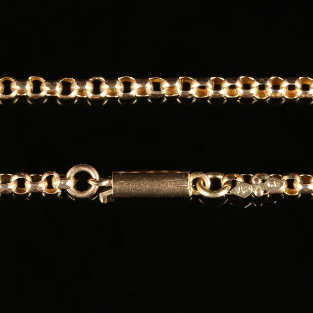 Antique Victorian Gold Chain 9Ct Gold Circa 1900