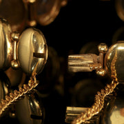 Antique Victorian Gold Diamond Lion Bracelet Circa 1860