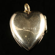 Antique Victorian Gold Heart Locket Circa 1880