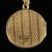 Antique Victorian Gold Locket Dated Birmingham 1890 15Ct Gold