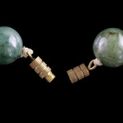 Antique Victorian Jade Necklace Circa 1900