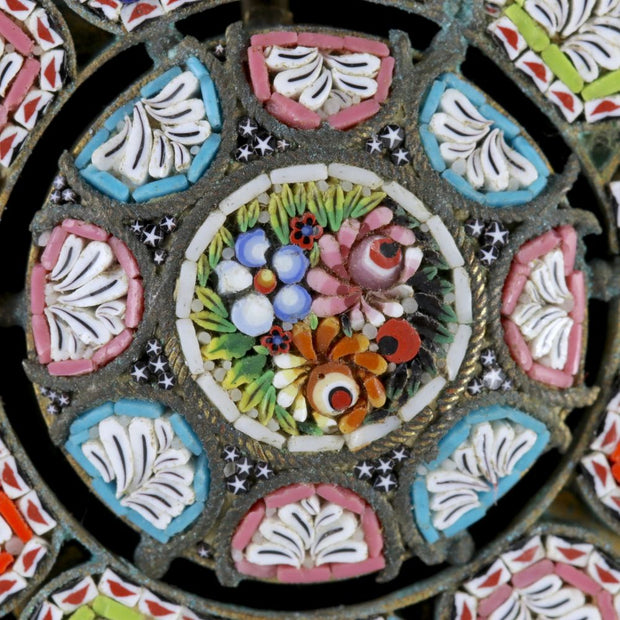 Antique Victorian Micro Mosaic Buckle Circa 1860