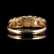 Antique Victorian Pearl Diamond Ring Circa 1870 18Ct Gold