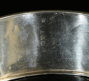 Antique Victorian Silver Bangle Wide Cuff Bangle Dated 1884
