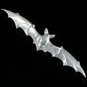 Antique Victorian Silver Bat Brooch Circa 1880