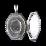 Antique Victorian Silver Locket Dated 1877