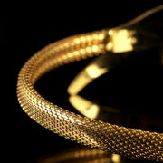 Antique Victorian Snake Bangle 18Ct Gold Gilt Circa 1900