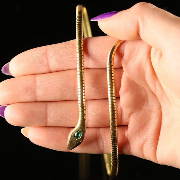 Antique Victorian Snake Collar Necklace Circa 1880