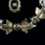 Antique Victorian Suffragette Bow Pendant 15Ct Gold Circa 1900