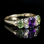 Antique Victorian Suffragette Ring 18Ct Chester Circa 1900