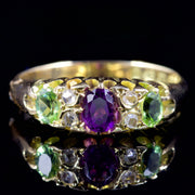 Antique Victorian Suffragette Ring 18Ct Dated Chester 1897