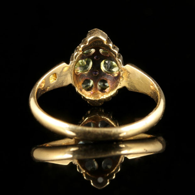 Antique Victorian Suffragette Ring 18Ct Gold